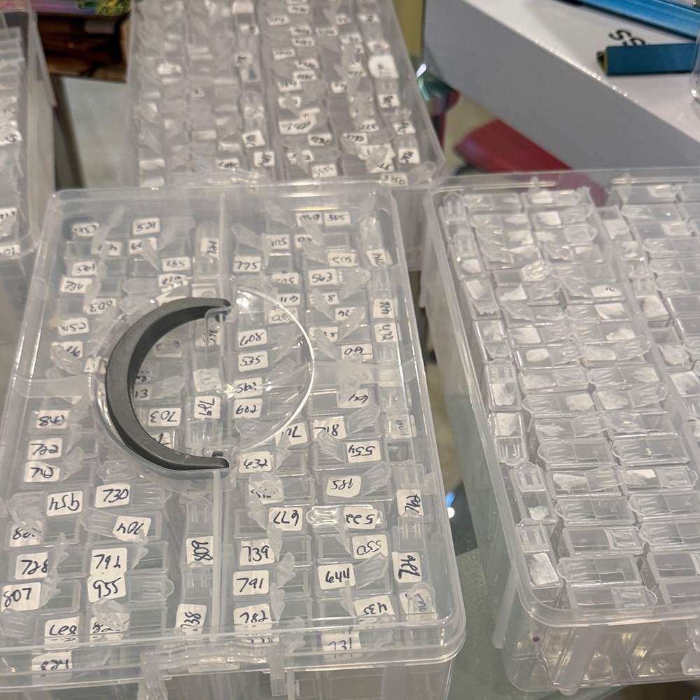 Clear Plastic Storage Boxes - Stackable Organizer Set - Picture 2 of 3